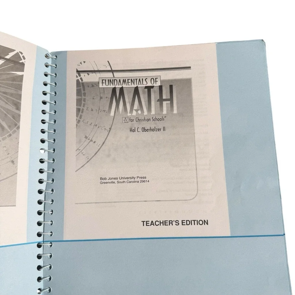 Fundamentals of Math For Christian Schools Teacher's Edition 1 & 2